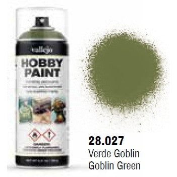 Goblin Green Fantasy Solvent-Based Acrylic Paint 400ml Spray - Fusion Scale Hobbies