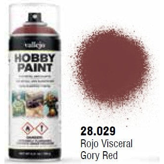 Gory Red Fantasy Solvent-Based Acrylic Paint 400ml Spray - Fusion Scale Hobbies