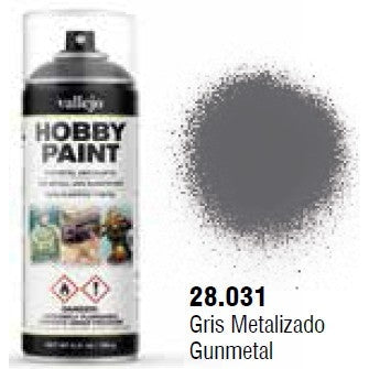 Gunmetal Fantasy Solvent-Based Acrylic Paint 400ml Spray - Fusion Scale Hobbies