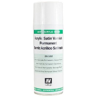 Acrylic Satin Varnish 400ml Spray - Fusion Scale Hobbies