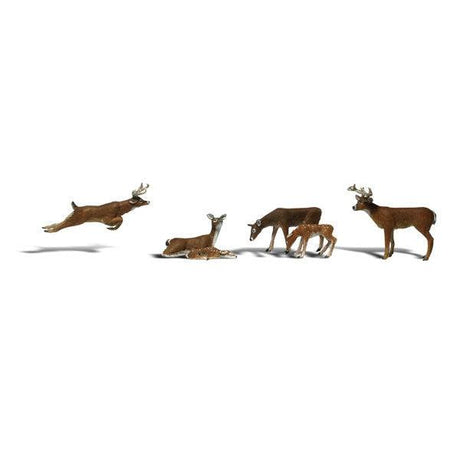 Deer - HO Scale - A set of White Tail deer