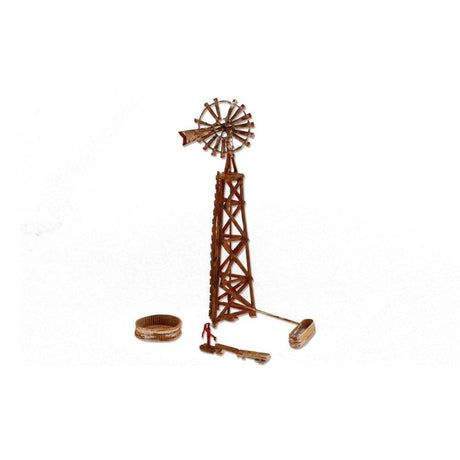 HO Built-N-Ready Old Windmill (Weathered) - Fusion Scale Hobbies