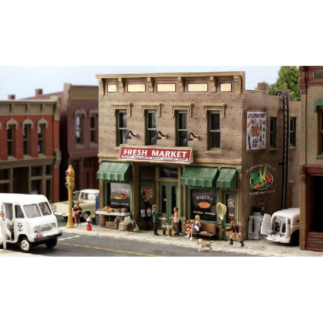 Woodland Scenics N Scale Pre-Fab Fresh Market Kit DPM Kit