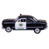 HO Scale : Police Car Lighted Vehicle - Fusion Scale Hobbies